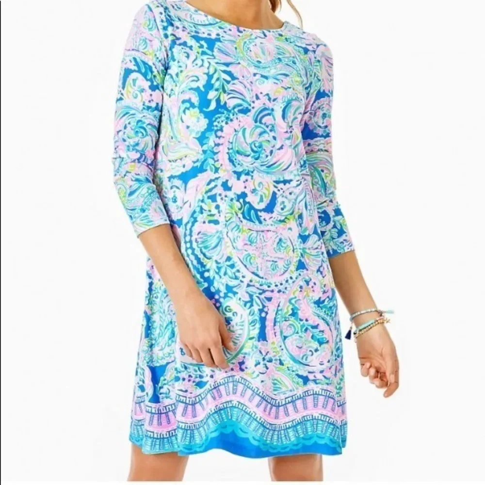 NWT Lilly Pulitzer Ophelia Dress Dream Team - XS - Picture 4 of 7